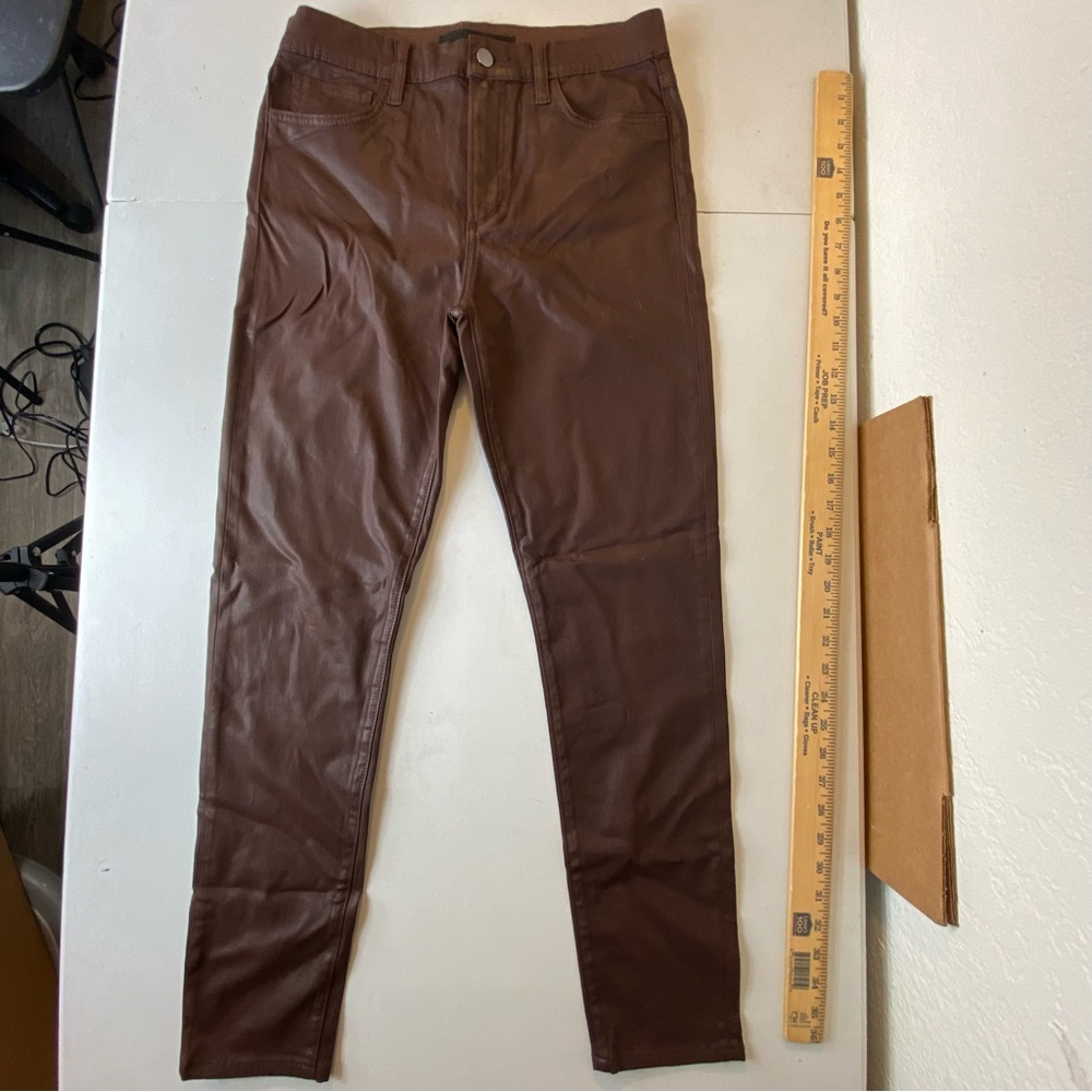 Flawed NWOT Joe’s Jeans Charlie High Rise Skinny Ankle Coated Brown New size 30
